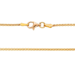 زنجیر طلا 18 عیار زنانه میلی گالری مدل سپاهان میرو کد MT851