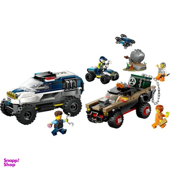لگو سری سیتی مدل Off-Road Police Car Chase کد 60449