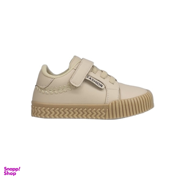 کتانی بچگانه طرح فشن کد G112 رنگ کرم