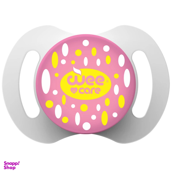 پستانک ارتودنسی وی کر مدل بادامی مات دربدار Comfort سایز +3 ماه  کد Wee Care-P147