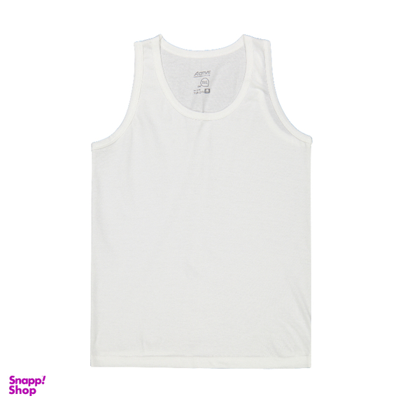 رکابی پسرانه اکتیو پرفورمنس کد 05 رنگ سفید