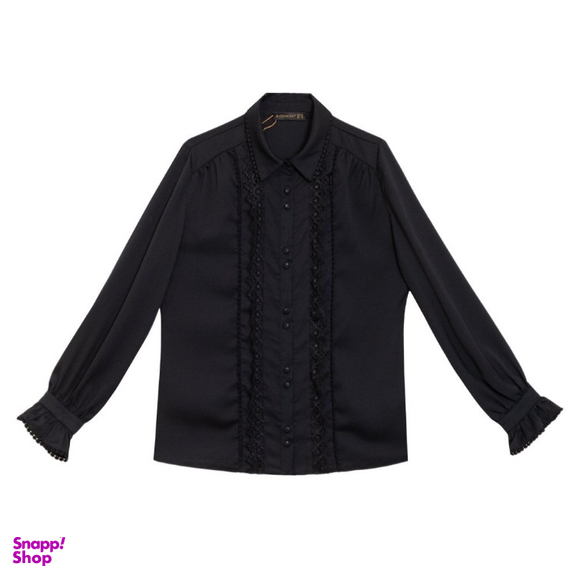 بلوز زنانه برنس مدل جیران رنگ مشکی