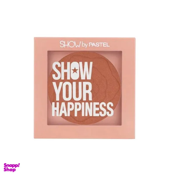 رژگونه پاستل مدل Happiness شماره 204 وزن 4 گرم