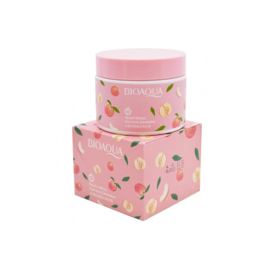 ماسک و اسکراب صورت بایوآکوا مدل هلو وزن 140 گرم