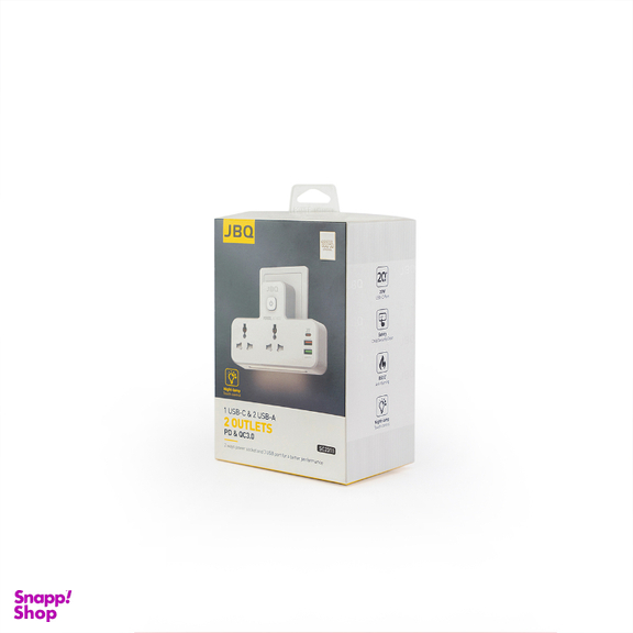 چندراهی برق USB دار جی بی کیو مدل SC-2311