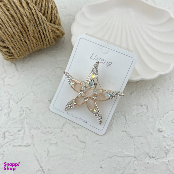 گل سینه زنانه مدل ستاره کد G4065