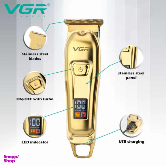 ماشین اصلاح مو سر و صورت وی جی ار مدل V-965