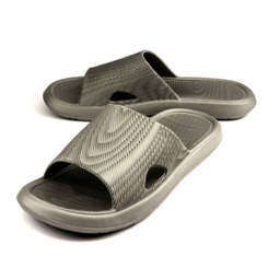 دمپایی مردانه پاپا مدل بلوط کد 06 رنگ طوسی