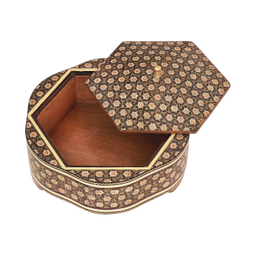 شکلات خوری خاتم کاری مدل پروانه ای تخمه دار کد 02