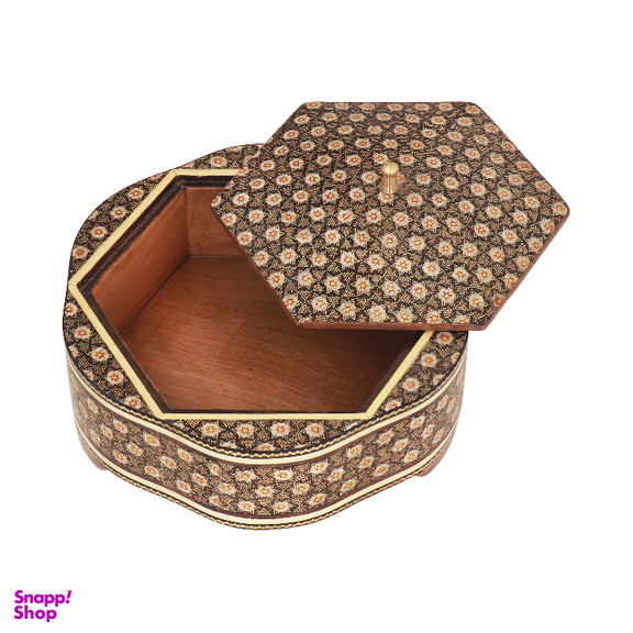 شکلات خوری خاتم کاری مدل پروانه ای تخمه دار کد 02
