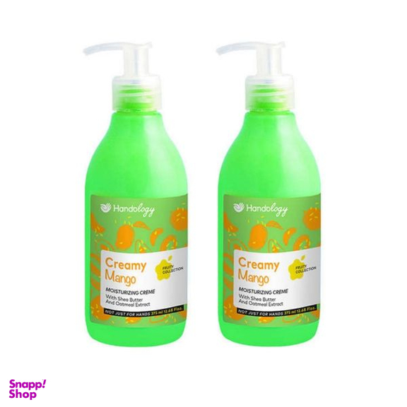 کرم آبرسان هندولوژی مدل Mango حجم 375 میلی لیتر مجموعه 2 عددی