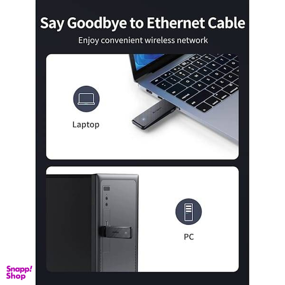 کارت شبکه بی سیم AC1300 یوگرین مدل CM492 کد 50340 کد 50340