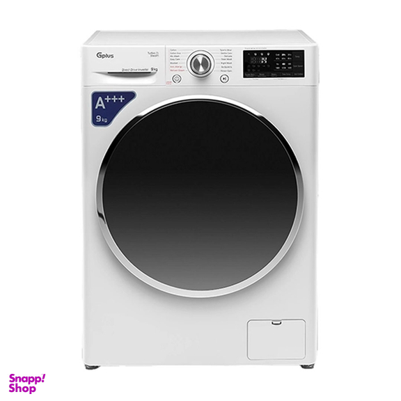 ماشین لباسشویی جی پلاس مدل GWM-R99W ظرفیت 9 کیلوگرم