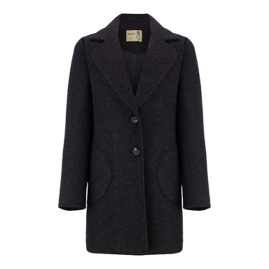 پالتو زنانه السانا مدل حمیرا کد 232601 رنگ مشکی