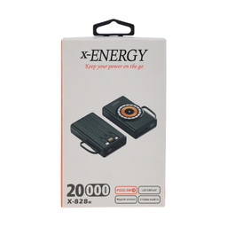 پاوربانک ایکس-انرژی مدل X-828M 22.5W ظرفیت 20000 میلی آمپر ساعت