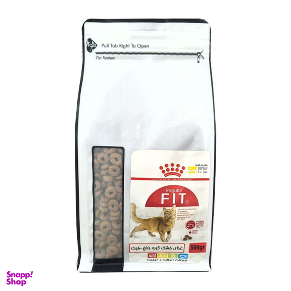 غذای خشک گربه شهرپت مدل Royal Canin Fit وزن 500 گرم