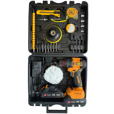 پیچ گوشتی شارژی 168 ولت جاب مدل JB-168 NetliX مجموعه 40 عددی