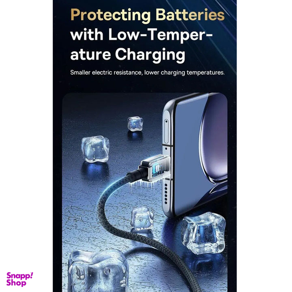 کابل دیتا 100 وات Type-C بیسوس مدل Unbreakable Series طول 2 متر
