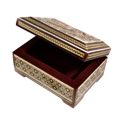 جعبه جواهرات خاتم کاری خادم ملت کد 922