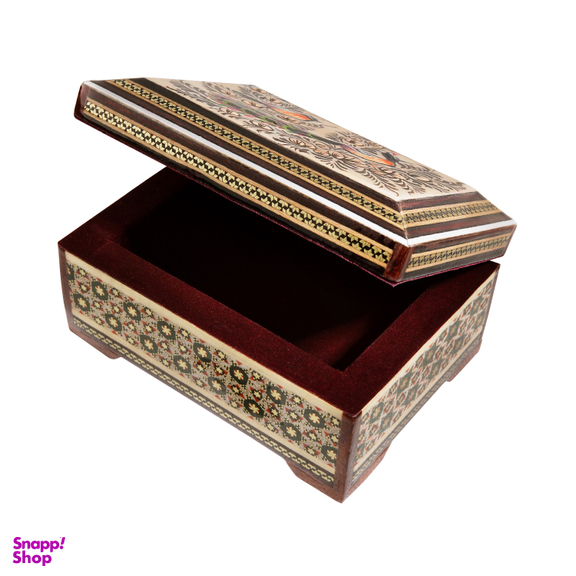 جعبه جواهرات خاتم کاری خادم ملت کد 922