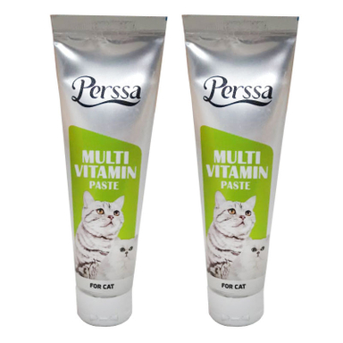 خمیر مولتی ویتامین گربه پرسا مدل Multi Paste  وزن 100 گرم  بسته 2 عددی