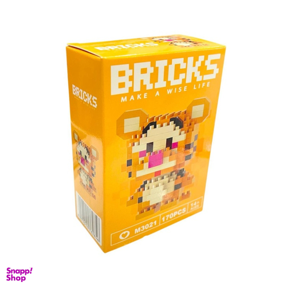 لگو ببر جیسی بریکس کد 3021 رنگ نارنجی