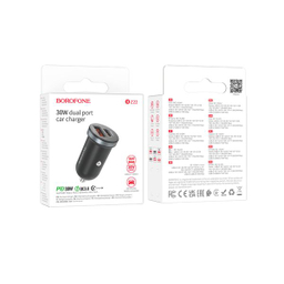 شارژر فندکی 30 وات بروفون مدل BZ22 PD+QC3.0