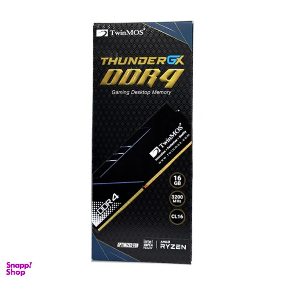 رم دسکتاپ توین موس مدل ThunderGX CL16 3200MHZ ظرفیت 16 گیگابایت