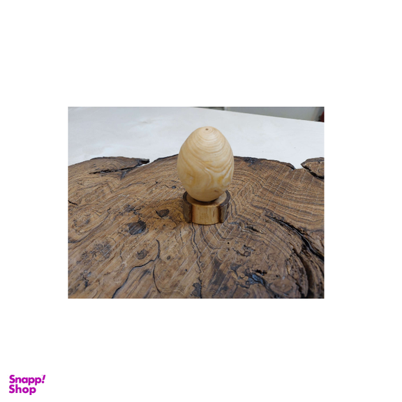 تخم مرغ چوبی منبت کاری مدل تزیینی کد TO001