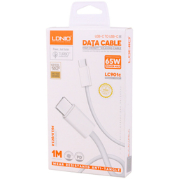 کابل تبدیل Type-C الدینیو مدل LC901C PD3.0 QC3.0 65W طول 1 متر