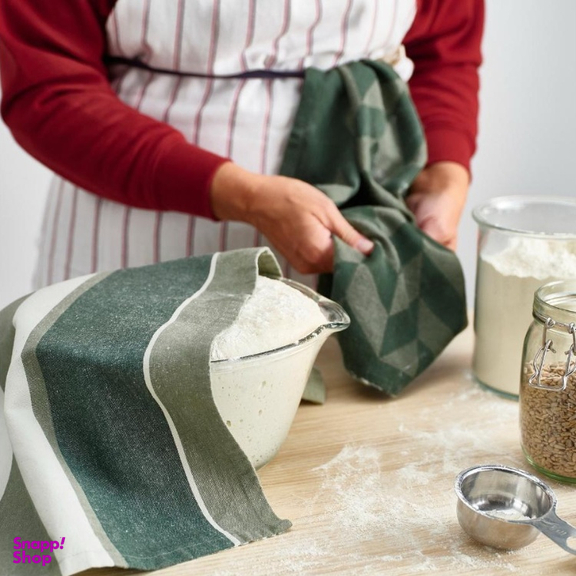 دستمال آشپزخانه ایکیا کد 505.878.85 بسته 2 عددی