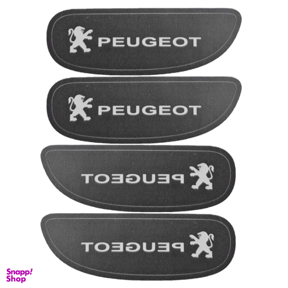 برچسب روی دستگیره داخلی خودرو کالانیکس مدل BAR-207-100103 مناسب پژو 207 مجموعه 4 عددی