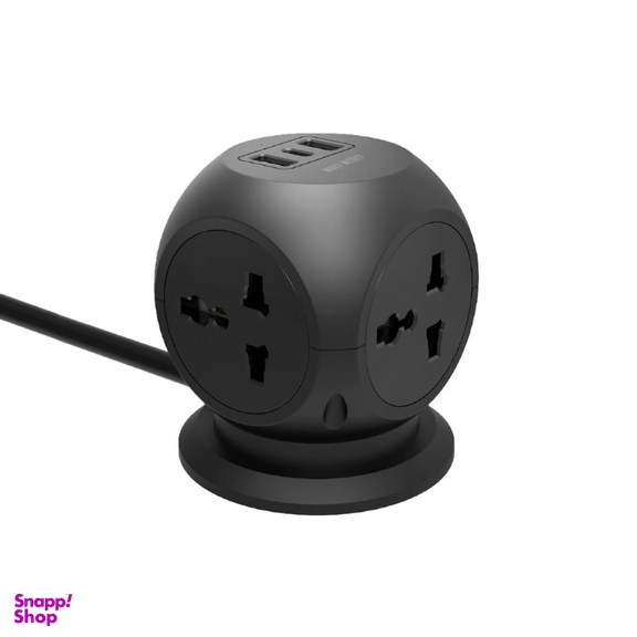 چندراهی برق گرین لاین مدل Green Lion Multi-Port Desk Universal Socket - Black