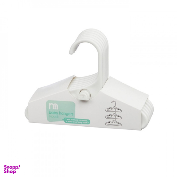 چوب لباسی مادرکر کد 18546 بسته 6 عددی
