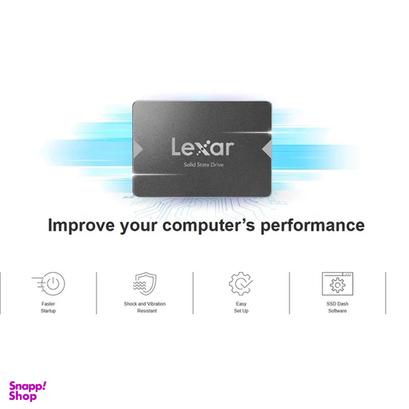 حافظه SSD اینترنال لکسار مدل NS100 ظرفیت 256 گیگابایت