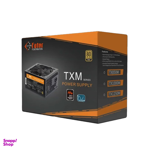 پاور فاطر مدل TX850M 80Plus Gold توان 850 وات