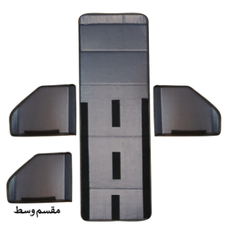 روکش صندلی خودرو سوشیانت مدل نیل مناسب پراید 132 به همراه پشت گردنی و جعبه و دور فرمان