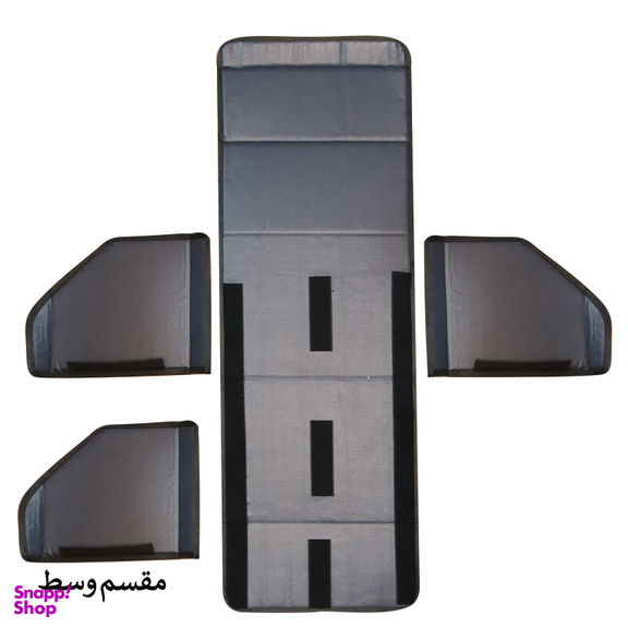 روکش صندلی خودرو سوشیانت مدل نیل مناسب پراید 132 به همراه پشت گردنی و جعبه و دور فرمان