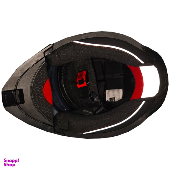 کلاه کاسکت ردلاین مدل فک متحرک عینک دار کد RE938_2