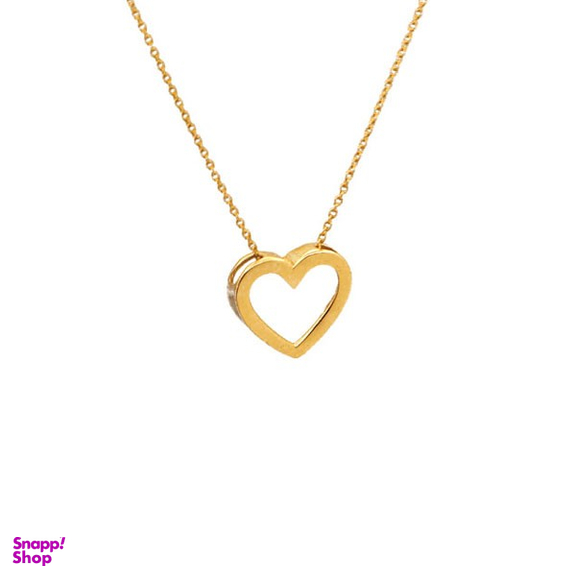 گردنبند طلا 18 عیار زنانه سی دا مهر مدل قلب فانتزی
