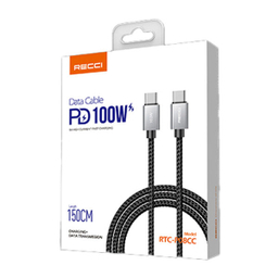 کابل USB-C رسی مدل RTC-P08CC طول 1.5 متر