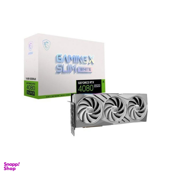 کارت گرافیک ام اس ای مدل GeForce RTX 4080 SUPER 16G GAMING X SLIM WHITE