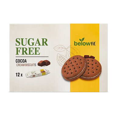 بیسکویت سبوس دار کرمدار کاکائویی بیلو وزن 768 گرم بسته 12 عددی