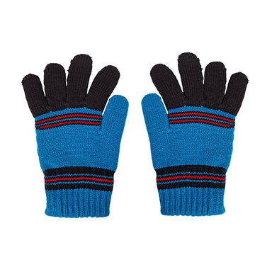 دستکش بافت بچگانه طرح دو رنگ کد 06