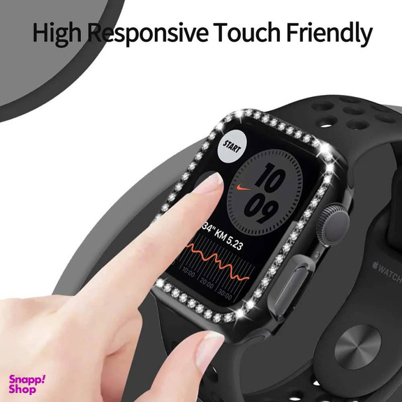 کاور اپیکوی مدل Diamond Cover Apple Watch مناسب برای اپل واچ سری 10 سایز 46 میلی متری