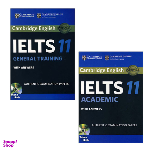 کتاب Cambridge IELTS 11 Academic_General اثر جمعی از نویسندگان انتشارات زبان مهر مجموعه 2 جلدی