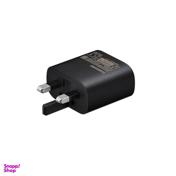 شارژر دیواری 25 وات سامسونگ مدل EP-TA800 به همراه تبدیل 3 به 2 آدرون مدل چراغ دار