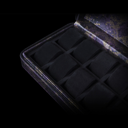 جعبه ساعت 10 خانه زیپ دار چرم کد TW-2565