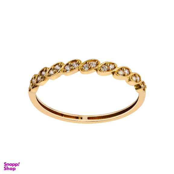 انگشتر طلا 18 عیار زنانه جواهری سون کد 3214