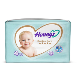 پوشک بچه هانیز سایز 4 بسته 34 عددی